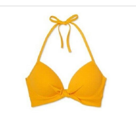 Shade & Shore Swimsuit Bikini top Sunflower 34B - Picture 2 of 7
